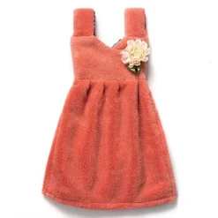 Tom Küche & Esszimmer-Coral Velvet Kinder-Kleiderhandtuch – Soft Touch Cleaning Essential