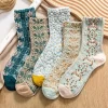 Damen Everly u0026 Lace Damenbekleidung-Cottagecore Vintage Stricksocken - Cozy Rosedale Footwear