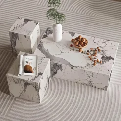 The Coffee Table Co. Möbel-Couchtisch-Set Lisette – Stilvolle Wohnzimmermöbel