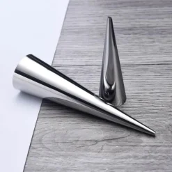 Tom Küche & Esszimmer-Croissant-Tütenwerkzeug – Teigdekorateur aus Edelstahl