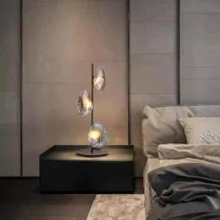 Glow u0026 Shade Beleuchtung-Crystal Cluster Table Lamp - Decorative Light Fixture