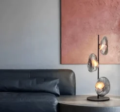 Glow u0026 Shade Beleuchtung-Crystal Cluster Table Lamp - Decorative Light Fixture