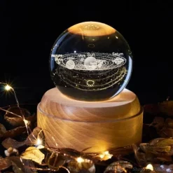 Comfort u0026 Style Beleuchtung-3D Galaxy Crystal LED Music Lamp - Rotating Night Light