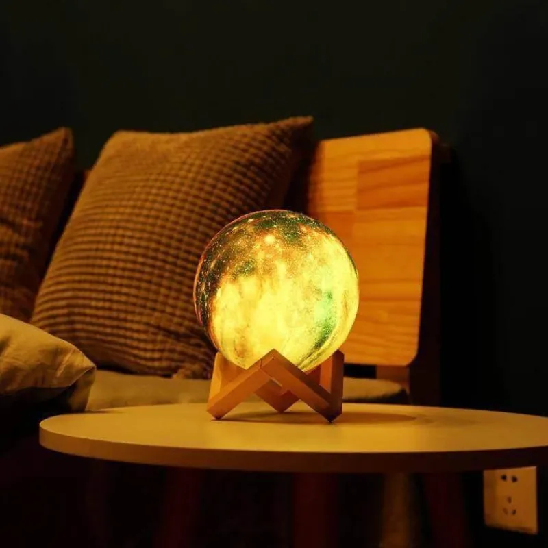 Comfort u0026 Style Beleuchtung-3D Moon Lamp - Glow Decor for Bedroom