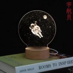 The Gilded Nest Beleuchtung-3D Moon Lamp - LED Night Light for Atmosphere