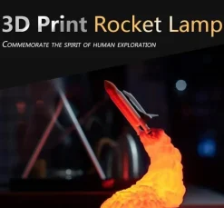 Comfort u0026 Style Beleuchtung-3D Printed Space Shuttle Night Lamp - Starry Sky Decor