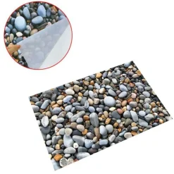 The Blissful Bath Badezimmer-3D Stone Floor Stickers - Decorative Bathroom Decals