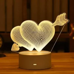 Comfort u0026 Style Beleuchtung-3D Tier LED Nachtlampe - Kreatives Nachttischlicht