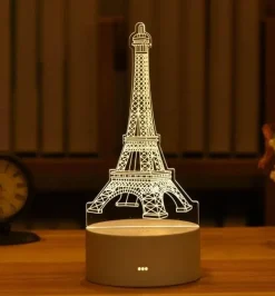 Comfort u0026 Style Beleuchtung-3D Tier LED Nachtlampe - Kreatives Nachttischlicht