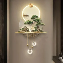 The Decor Haven Beleuchtung-3D Tropische LED-Wandlampe - Künstlerischer Akzent für die Inneneinrichtung