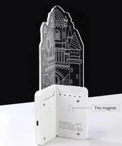 Comfort u0026 Style Beleuchtung-3D wiederaufladbare LED-Nachtlampe – stilvolle Wandleuchte