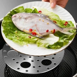 Tom Küche & Esszimmer-Dampfgarer für Teigtaschen, Eierhalter aus Edelstahl – Multifunktionales Kochzubehör