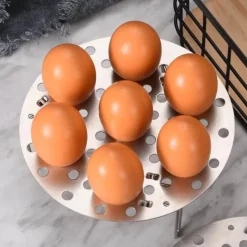 Tom Küche & Esszimmer-Dampfgarer für Teigtaschen, Eierhalter aus Edelstahl – Multifunktionales Kochzubehör