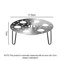 Tom Küche & Esszimmer-Dampfgarer für Teigtaschen, Eierhalter aus Edelstahl – Multifunktionales Kochzubehör