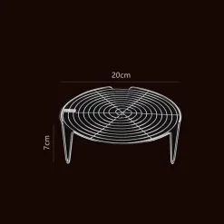 Tom Küche & Esszimmer-Dampfgarer-Gestell aus Edelstahl – vielseitiges Küchenzubehör für die Zubereitung gesunder Mahlzeiten