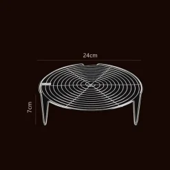 Tom Küche & Esszimmer-Dampfgarer-Gestell aus Edelstahl – vielseitiges Küchenzubehör für die Zubereitung gesunder Mahlzeiten