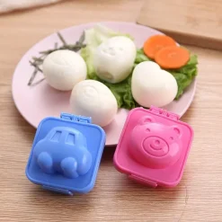 Deco Küche & Esszimmer-3D-Cartoon-Eierform – lustiger Silikonformer zum Kochen und Backen