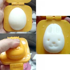 Deco Küche & Esszimmer-3D-Cartoon-Eierform – lustiger Silikonformer zum Kochen und Backen