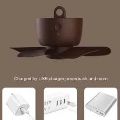 Trail u0026 Beyond Camping-Werkzeuge|Gadgets Für Zuhause-Deckenventilator-Luftkühler mit Fernbedienung - Einstellbarer intelligenter Ventilator