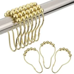 Aqua Essence Badezimmer-Decorative Shower Curtain Hooks - Premium Bathroom Accessories