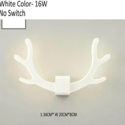 Comfort u0026 Style Beleuchtung-Deer Antler Wall Lamp with Motion Sensor - Creative Home Decor Lighting