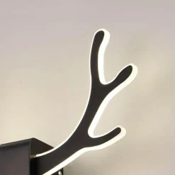 Comfort u0026 Style Beleuchtung-Deer Antler Wall Lamp with Motion Sensor - Creative Home Decor Lighting