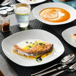 Elegance at the Table Küche & Esszimmer-Deimos Porzellan-Geschirrset – Elegantes Geschirr für die gesellige Runde