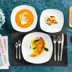 Elegance at the Table Küche & Esszimmer-Deimos Porzellan-Geschirrset – Elegantes Geschirr für die gesellige Runde