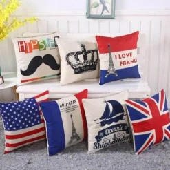 Cozy Haven Bettzeug-Dekorative Kissenbezüge - Bedruckte Bezüge im Europa-Amerika-Design