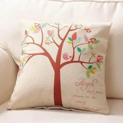 Cozy Haven Bettzeug-Dekorative Kissenbezüge mit Baummotiv – Niedliche Akzentbezüge für Zuhause