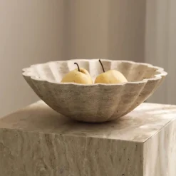 Cozy Nest Decor Wohndeko-Dekorative Schale aus – Tafelaufsatz aus Naturstein