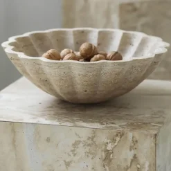 Cozy Nest Decor Wohndeko-Dekorative Schale aus – Tafelaufsatz aus Naturstein