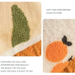 Pillow Haven Bettzeug-Dekorativer Kissenbezug aus Sonnenblumen-Jacquard