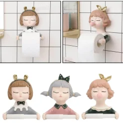 The Blissful Bath Badezimmer-Dekorativer Toilettenpapierhalter – Stilvolles Badezimmer-Accessoire