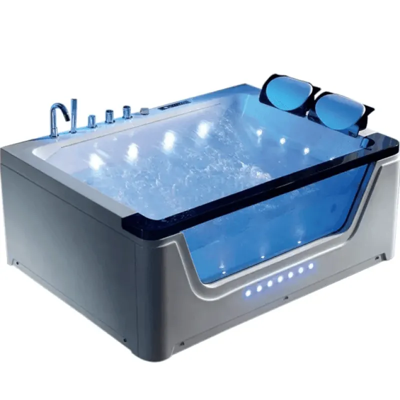 The Blissful Bath Badezimmer-Deluxe Jacuzzi Bathtub - Elegant Spa Experience