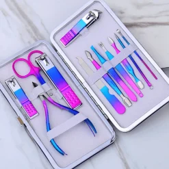 The Relaxation Nook Frauenpflege|Körperpflege-Deluxe-Maniküre-Set aus Edelstahl – Nagelpflege-Werkzeugset