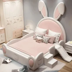 Kinder Cozy Living Kinderzimmermöbel|Möbel-Designer-Kinderbett – Gemütliches Kaninchen-Thema