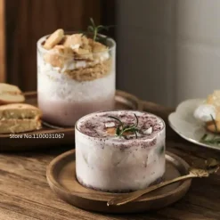 Plates u0026 More Küche & Esszimmer-Dessertbecher aus Hochtemperaturglas – Elegantes Cocktailglas für Hochzeitsfeiern