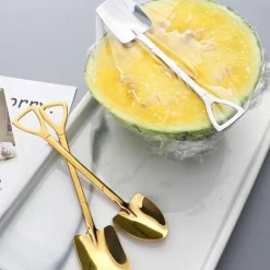 The Cozy Mug Küche & Esszimmer-Dessertlöffel in Schaufelform – Kreative Servierutensilien