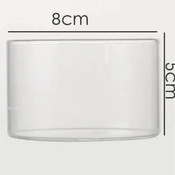 Plates u0026 More Küche & Esszimmer-Dessertschale aus Glas – Elegante Servierschale für den Nachmittagstee