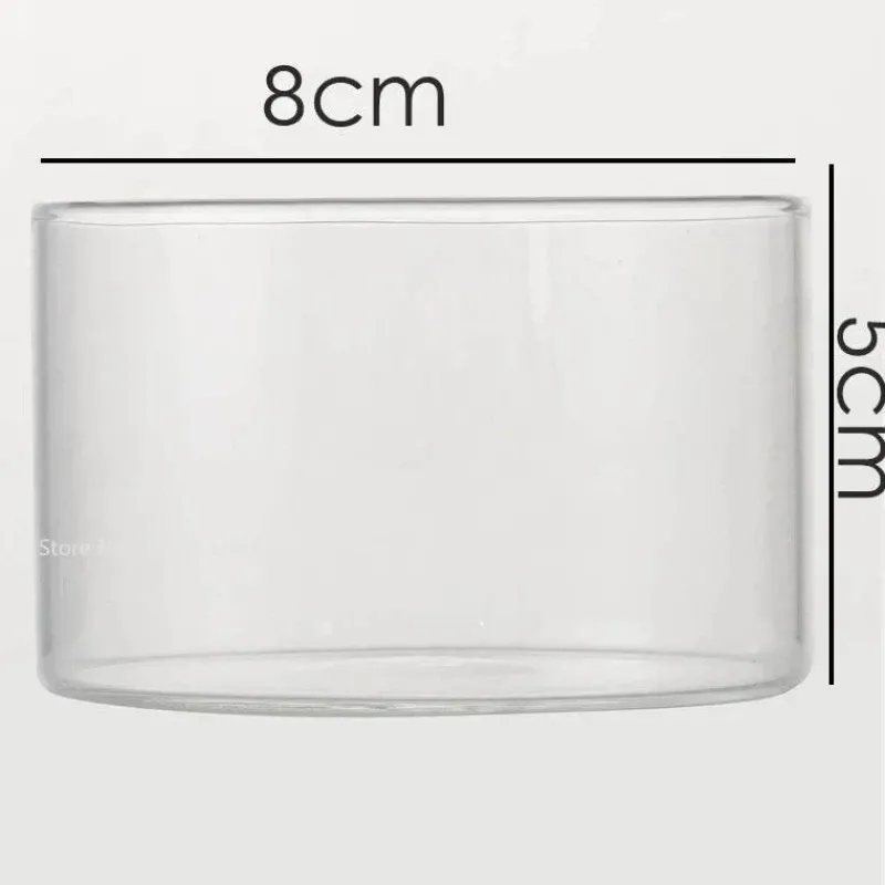 Plates u0026 More Küche & Esszimmer-Dessertschale aus Glas – Elegante Servierschale für den Nachmittagstee