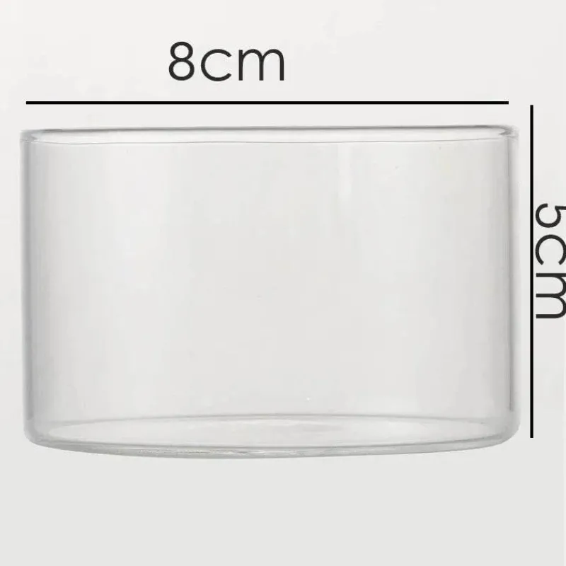 Plates u0026 More Küche & Esszimmer-Dessertschale aus Glas – Elegante Servierschale für den Nachmittagstee