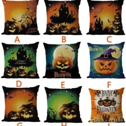 Cozy Haven Bettzeug-3D-gedruckte Halloween-Kissenbezüge