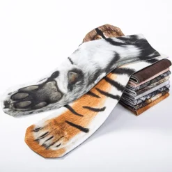 Comfort u0026 Style Haustierzubehör-3D-gedruckte Katzenpfotensocken - Unisex-Tiersocken