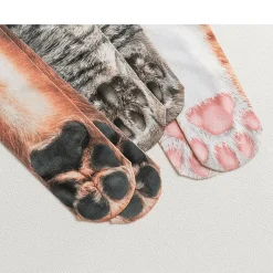 Comfort u0026 Style Haustierzubehör-3D-gedruckte Katzenpfotensocken - Unisex-Tiersocken