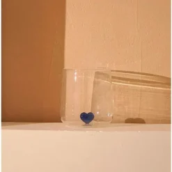 Plates u0026 More Küche & Esszimmer-3D-Herzbecher – Buntes Glasgeschenk für Mädchen