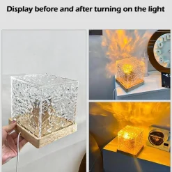 Willow u0026 Whim Beleuchtung-Diamant-Nachtlampe – leuchtendes Tischlicht-Dekor