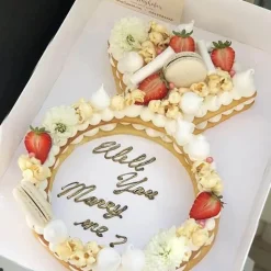 Tom Küche & Esszimmer-Diamantring-Kuchenform-Set – PET-Backwerkzeuge zum Kuchendekorieren