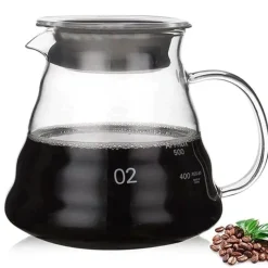 Tom Küche & Esszimmer-Diamond Glass Kaffeekaraffe - Wiederverwendbarer Filterbecher