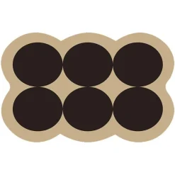 Soft Steps Badezimmer-Diatom Bath Mat - Colorful Circle Design